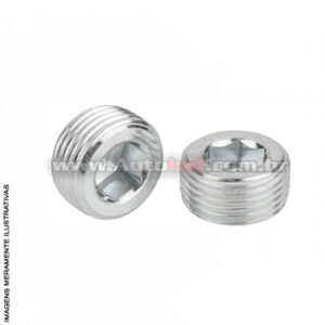 Bujão para óleo DIN 906 BSP e NPTF – Inox
