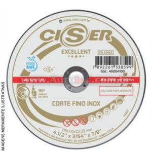 DISCO CORTE INOX CISER EXCELLENT